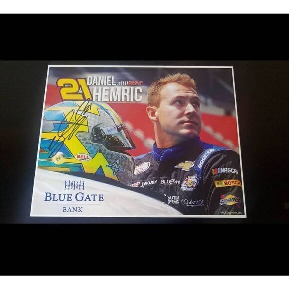 Nascar Xfinity Hero Rookie Card Daniel Hemric #21 RCR Signed - Picture 1 of 3